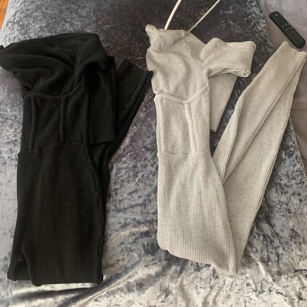 Light Grey Snap Back Jumpsuit Bundle - image 2